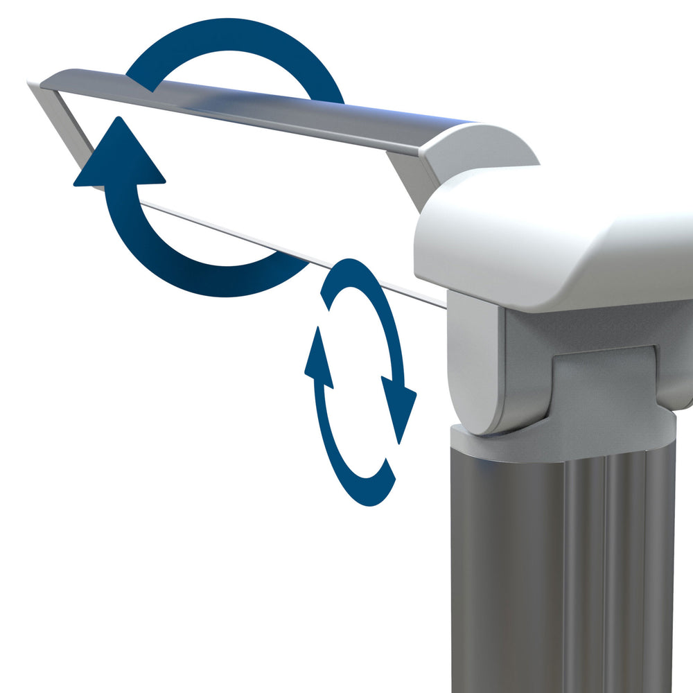 Viribright Modern LED Desk Lamp with Touch Controls & USB Charge Port