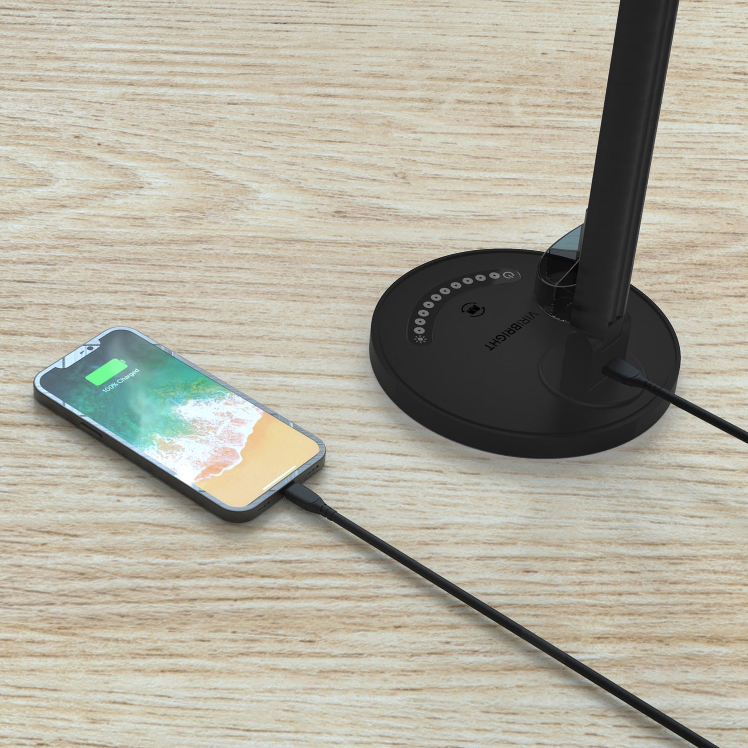 Viribright LED Desk Lamp Floor & Desk Bundle